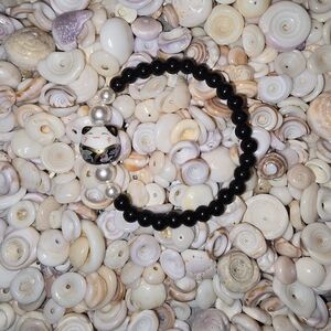 MANEKI-NEKO STRETCH BRACELET BLACK ONYX